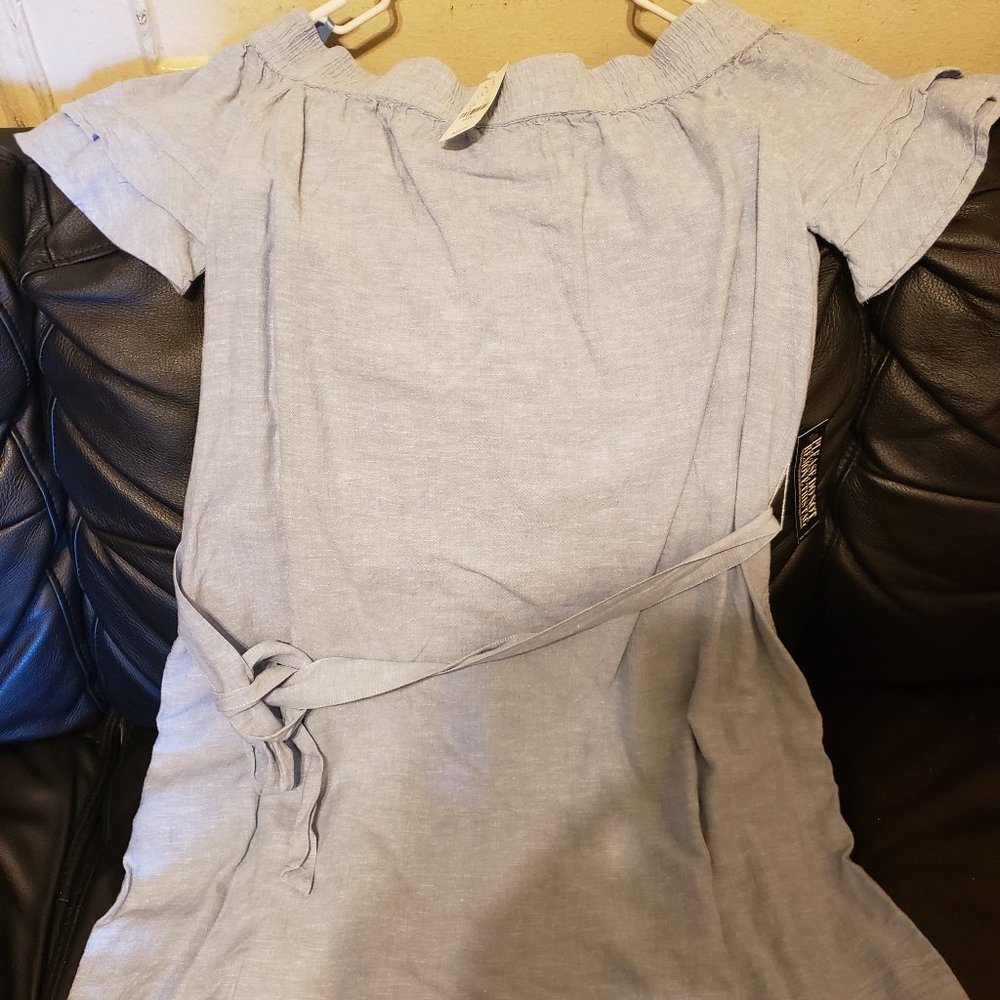 Off The Shoulder Shift Dress